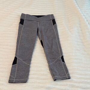 Lululemon Athletica Gray and Black Leggings